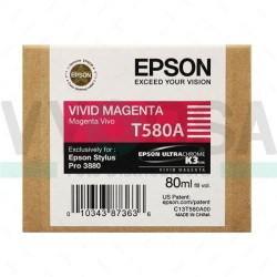 Cartucho de Tinta EPSON T580A00 Magenta Vivo