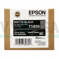Cartucho de Tinta EPSON T580800 Negro Mate