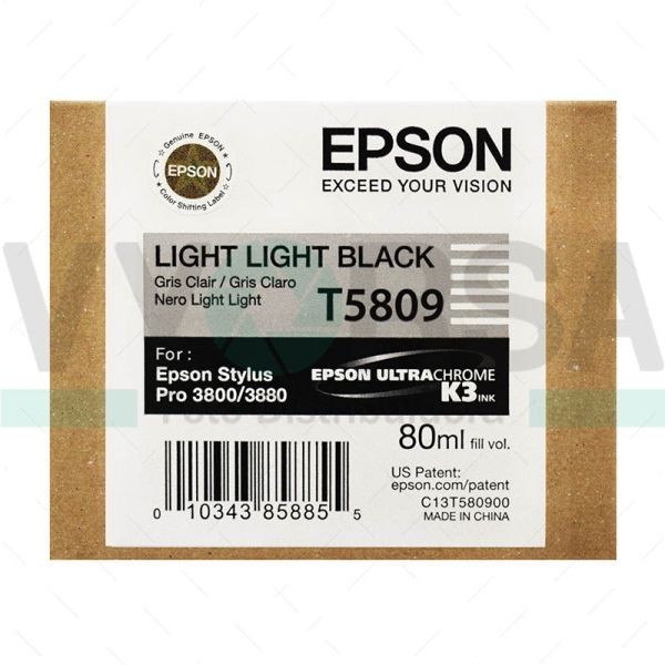 Cartucho de Tinta EPSON T5809 Negro Extra Claro