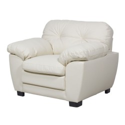 Sillón Protos Piel Vinil Hueso