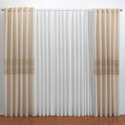 Cortina Decorativa Aranza Beige