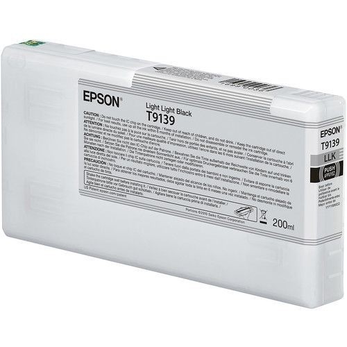 Cartucho de Tinta EPSON T9139 UltraChrome HD Light Light Negro