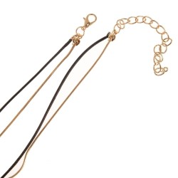Collar Combinado con Dije Phi By Philosophy Jr