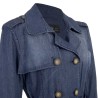 Gabardina Denim con Cinturón Philosophy