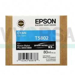 Cartucho de Tinta EPSON T580200 Cyan