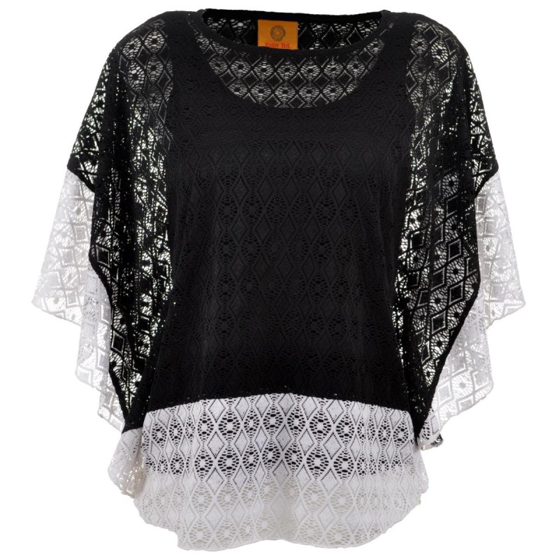 Blusa Ruby Plus, con Encaje