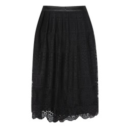 Falda Larga Encaje Elle