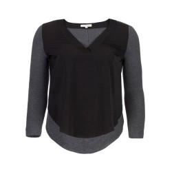Blusa Plus Texturas Combinadas Life Styler