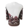 Blusa con Estampado Combinado Mabel