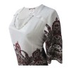 Blusa con Estampado Combinado Mabel
