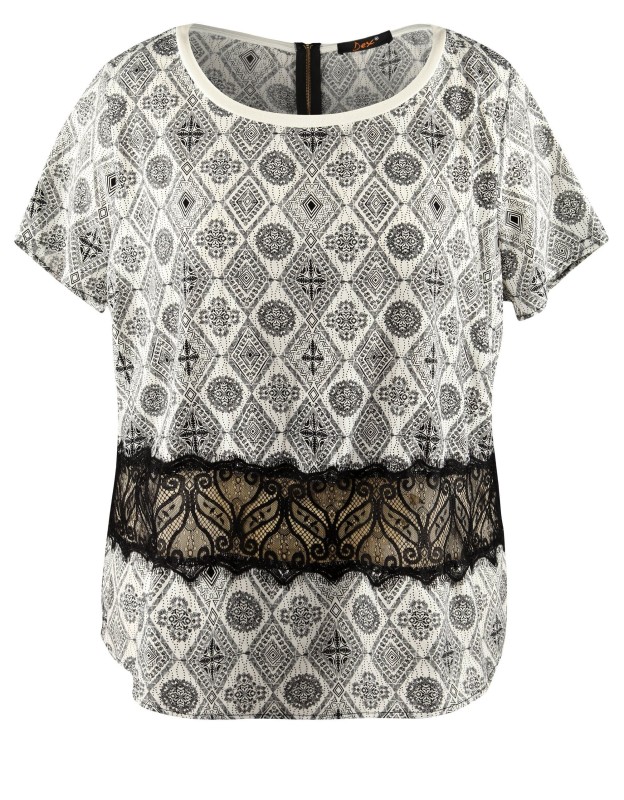Blusa Dex Plus, Estampada