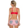 Coordinado con brassier strapless