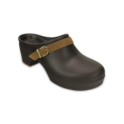 Sueco de Tacón Liso con Hebilla Crocs Sarah Clog Cf