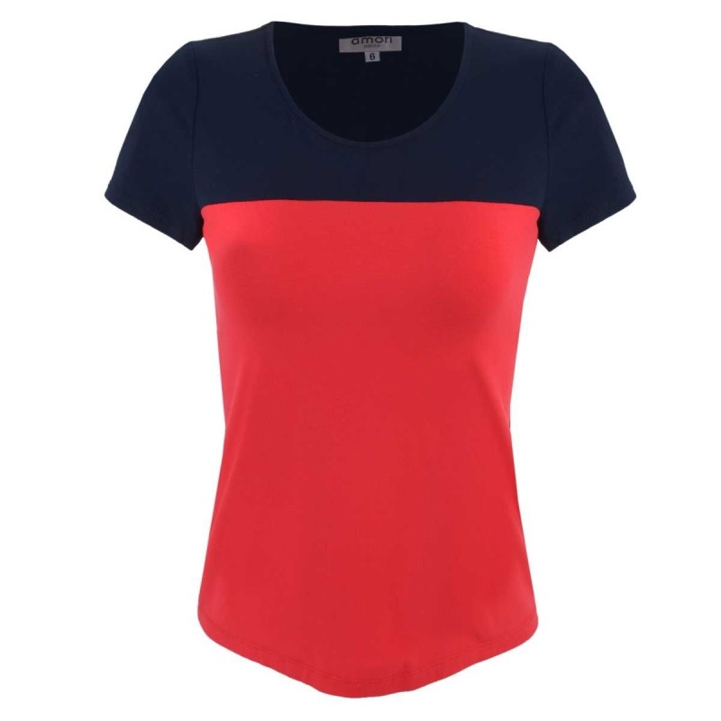 Blusa Lisa Combinada Amori