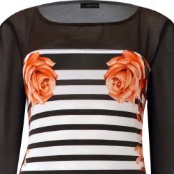Blusas con Estampado Combinado