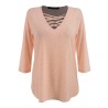 Blusa con Estampado Combinado Apostrophe