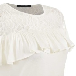 Blusa Lisa con Escarola Apostrophe