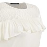 Blusa Lisa con Escarola Apostrophe