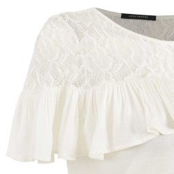 Blusa Lisa con Escarola Apostrophe