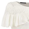 Blusa Lisa con Escarola Apostrophe
