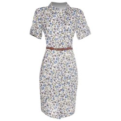 Vestido Estampado de Flores Gabriela Fiori