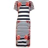 Vestido con Estampado Combinado Apostrophe