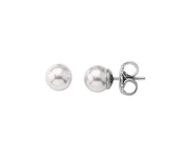 Aretes Majorica Classic 6Mm Perla Blanca