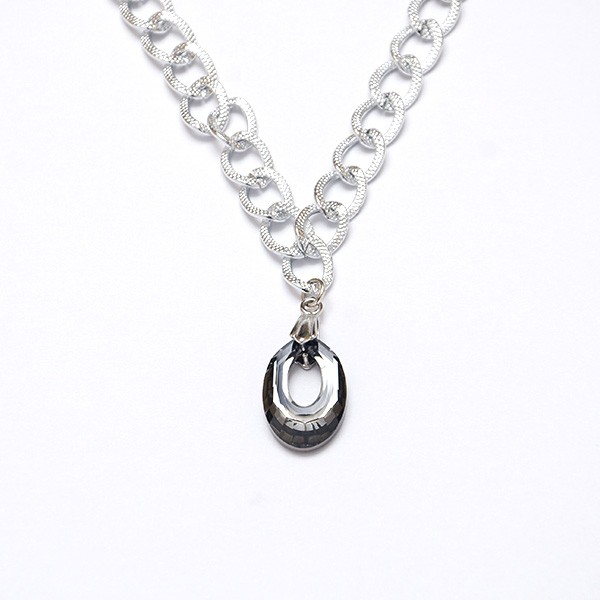 COLLAR HELIOS SILVER NIGHT
