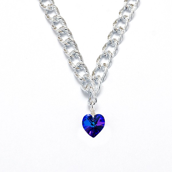 COLLAR CORAZON HELIOTROPE