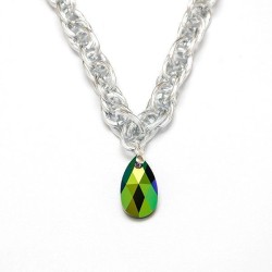 COLLAR GOTA SILVER NIGHT