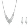 Juego de aretes y collar Jackelyn, Cristal Sun with Swarovski