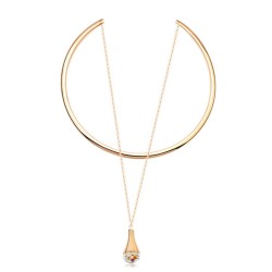 Collar Penelope on Gold, Cristal Sun with Swarovski