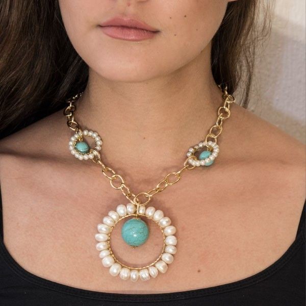Collar Aro de Perlas