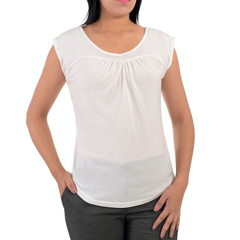 Blusa Cuello V Sin Mangas
