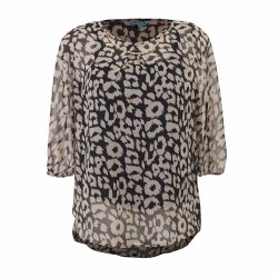 Blusa cuello Redondo, manga 3-4 PLUS