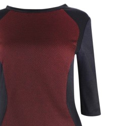 Vestido Combinado Area Code