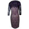 Vestido Texturas Combinadas Apostrophe