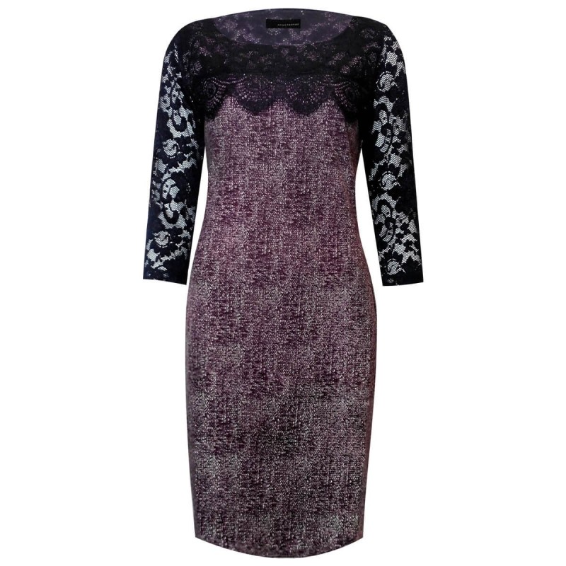 Vestido Texturas Combinadas Apostrophe