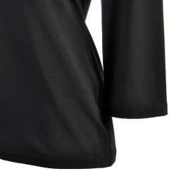 Blusa Color Liso Cuello Alto Amori
