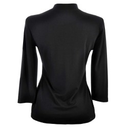 Blusa Color Liso Cuello Alto Amori