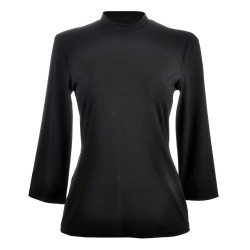 Blusa Color Liso Cuello Alto Amori