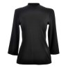 Blusa Color Liso Cuello Alto Amori