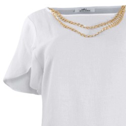 Blusa con Collar en Escote Area Code