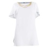 Blusa con Collar en Escote Area Code