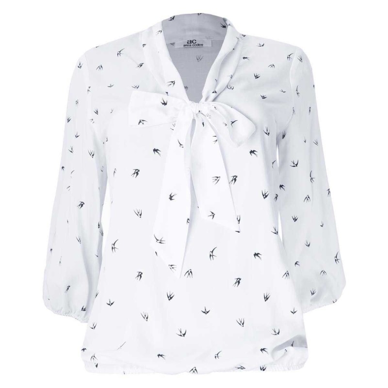 Blusa con Corbata Area Code
