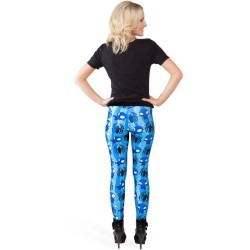 Leggings araña azul superhéroe