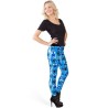 Leggings araña azul superhéroe