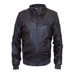 Chamarra Members Only Talla G Color Cafe