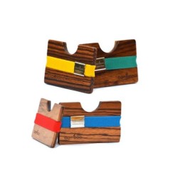 Cartera de Bambú Roja