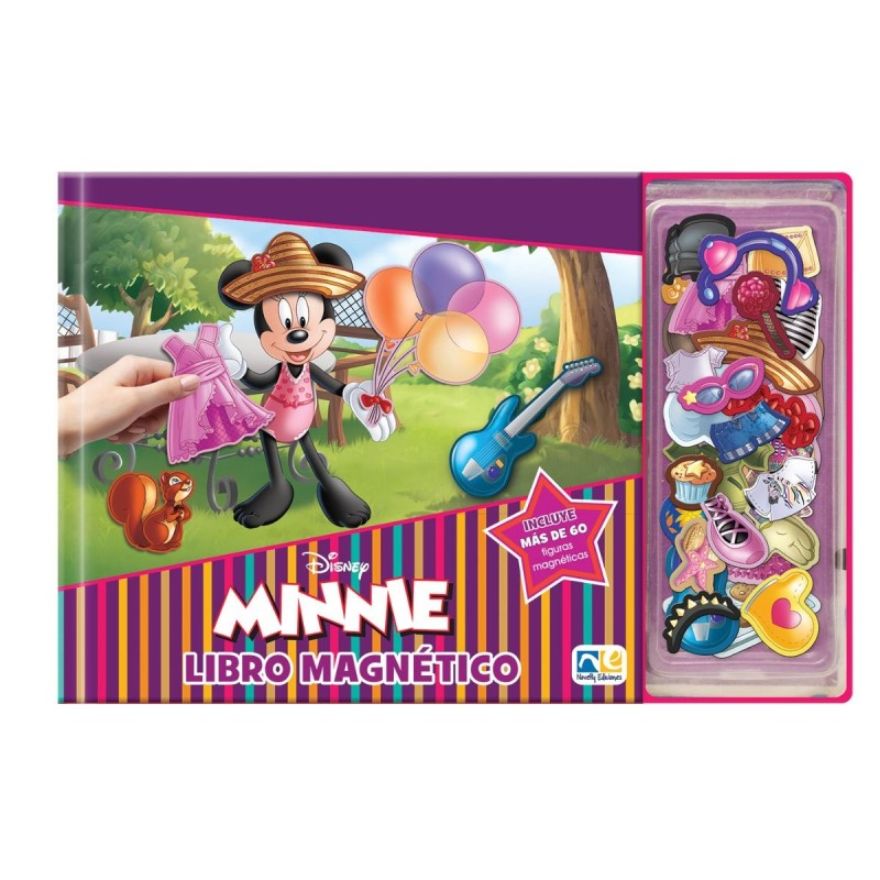 Libro Viste Minnie Magnético